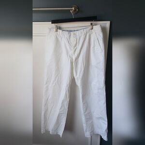 Gap Women's Wide Leg Cotton White Casual Pants